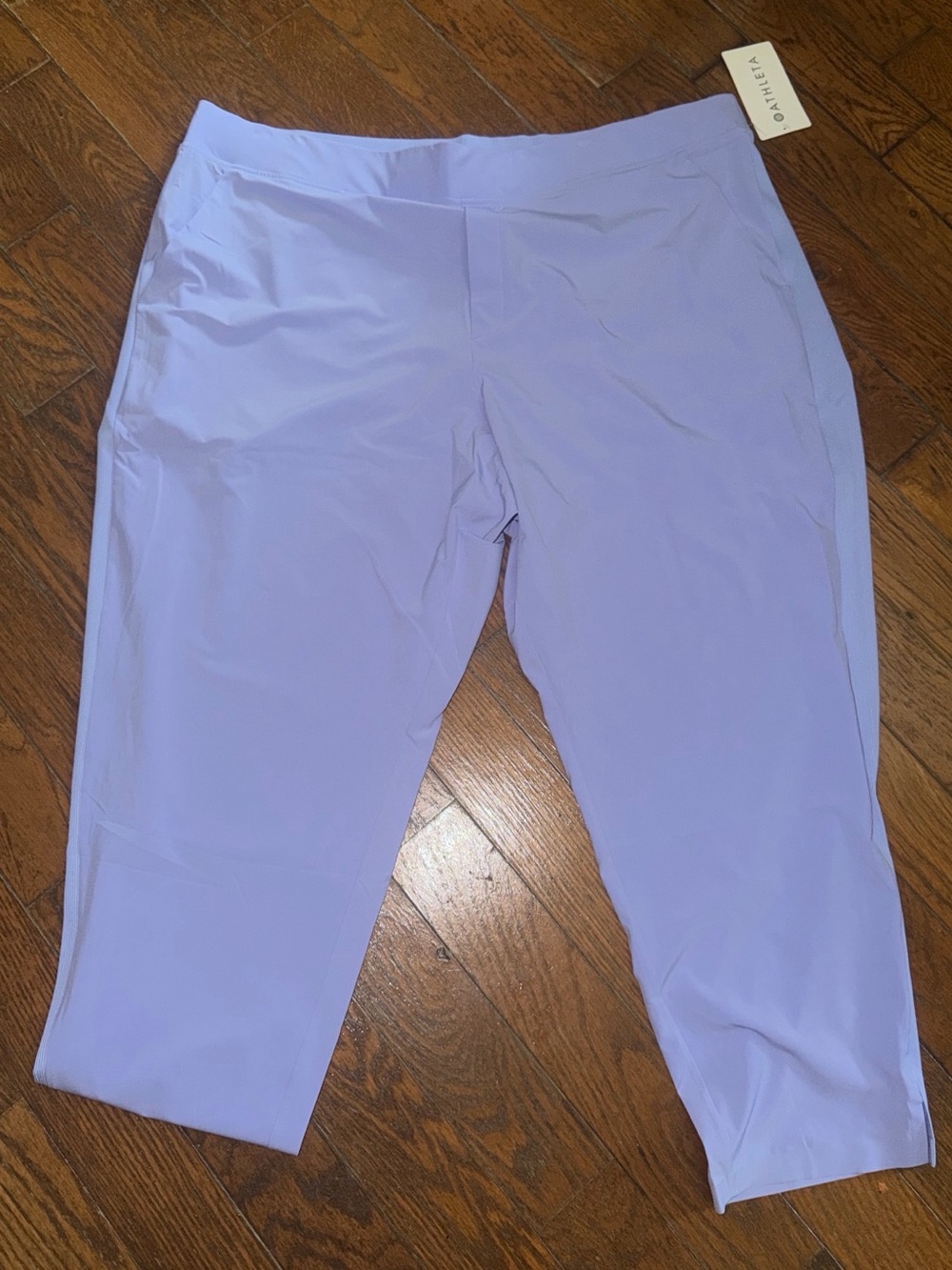 Athleta Lilac Cropped Performance Leggings